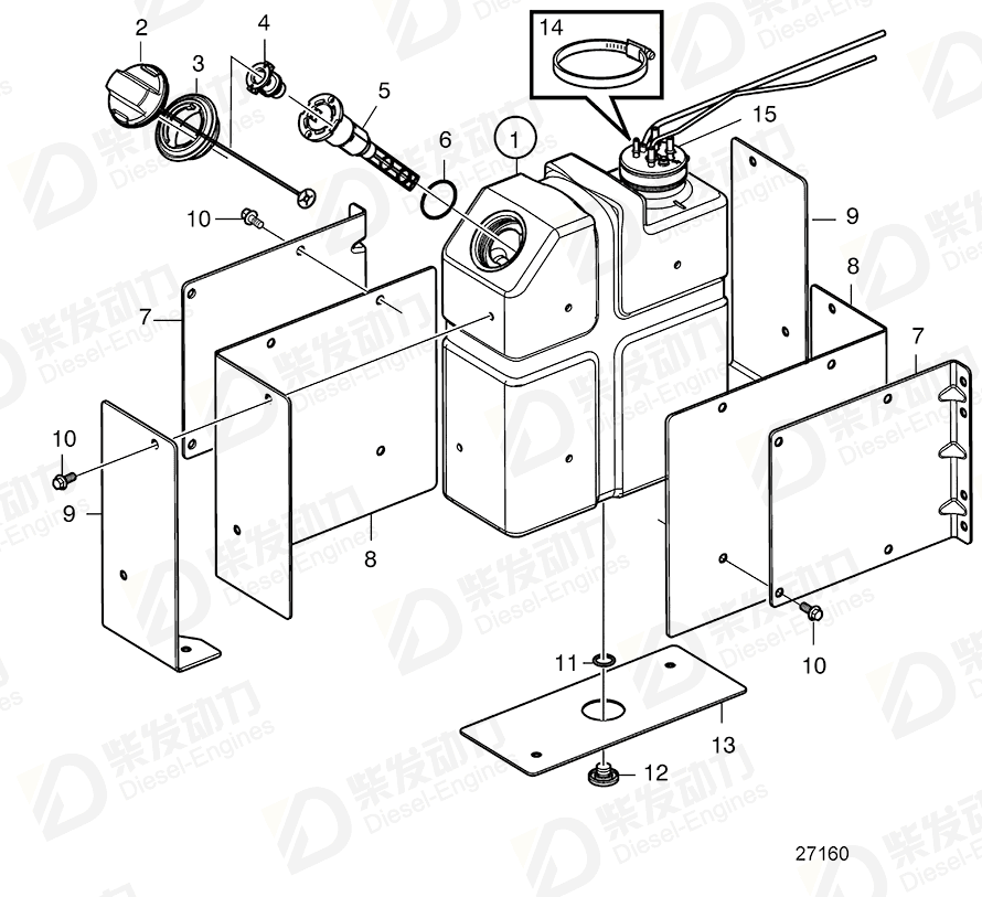 volvo penta Plug 17256069 Drawing volvo penta Plug 17256069 Drawing